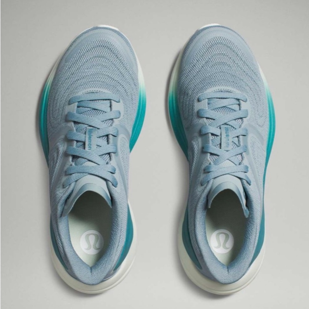 lululemon athletica Light Blue and Teal Women's Sneakers